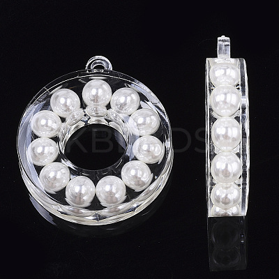 Transparent Acrylic Pendants TACR-R146-013-1