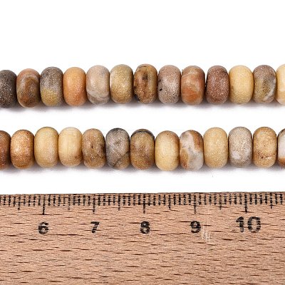 Natural Huanglong Jade Beads Strands G-N367-02A-08-1