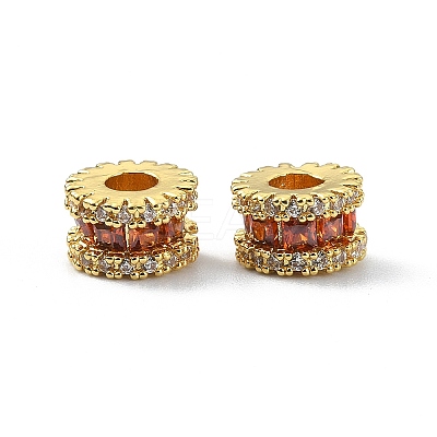 Brass Rhinestone Beads KK-P232-20G-1