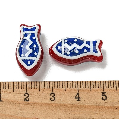 Handmade Transparent Glass Beads GLAA-N0028-02B-1