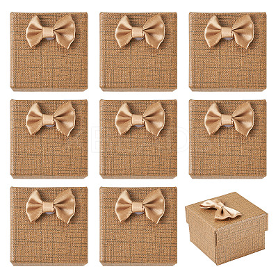 Square Cardboard Paper Ring Gift Storage Boxes CON-TAC0001-17E-1
