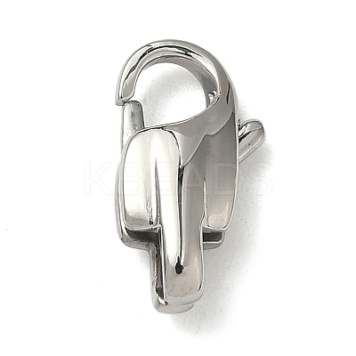 304 Stainless Steel Lobster Claw Clasps STAS-K252-12A-P-1