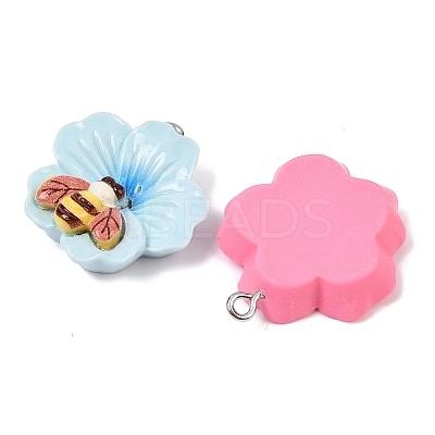 Resin Pendants RESI-I347-04P-02-1