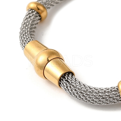 304 Stainless Steel Bracelets BJEW-C078-04GP-1