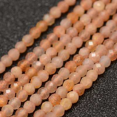 Natural Sunstone Beads Strands G-K182-2mm-13-1