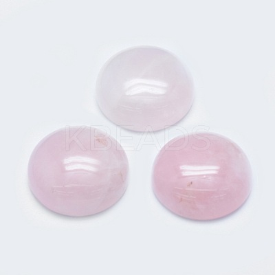 Natural Rose Quartz Cabochons X-G-G760-B02-16-1
