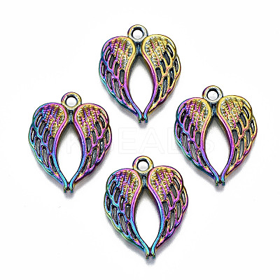 Rainbow Color Alloy Pendants PALLOY-S180-046-RS-1