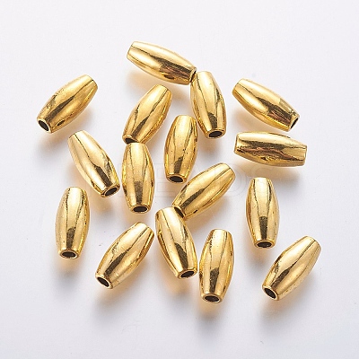 Tibetan Style Alloy Rice Beads X-GLFH10280Y-1