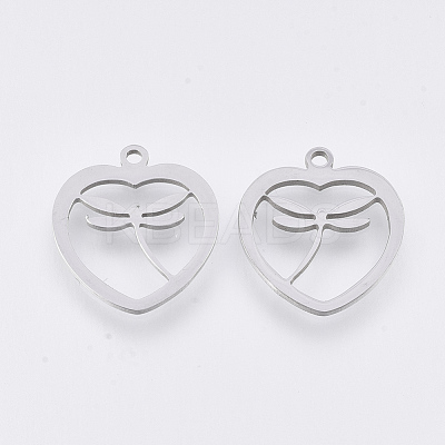 Non-Tarnish 201 Stainless Steel Pendants STAS-T044-133P-1
