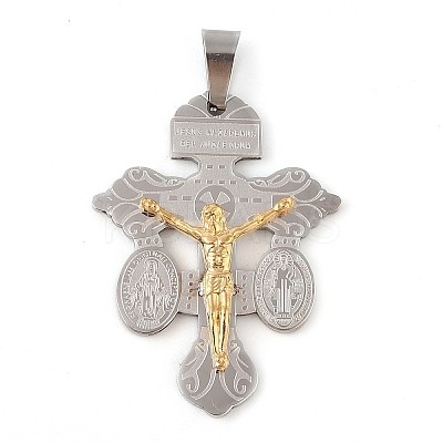 304 Stainless Steel Pendants STAS-C103-02GP-02-1