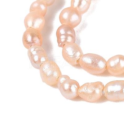 Natural Nucleated Pearl Beads Strands PEAR-N012-02O-02-1