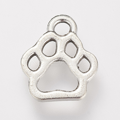 Tibetan Style Alloy Charms X-TIBE-S306-10AS-RS-1