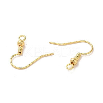 Brass Hoop Earring Findings KK-E098-01G-1
