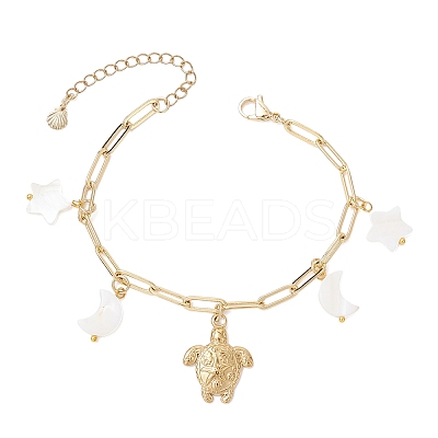 304 Stainless Steel Charm Bracelets BJEW-JB12219-1