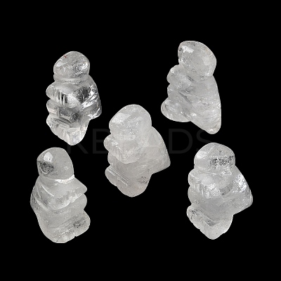 Natural Quartz Crystal Carved Healing Dinosaur Figurines G-B062-07F-1