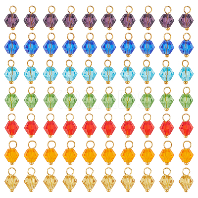 20 Sets Imitation Austrian Crystal Glass Pendants FIND-WR0011-76-1