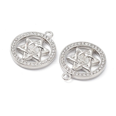 Alloy Rhinestone Pendants ALRI-O025-02P-1