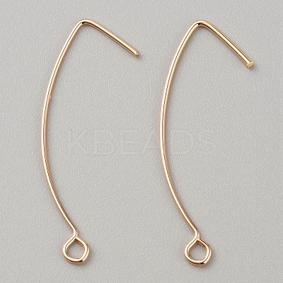 Brass Earring Hooks KK-WH0044-141D-G-1