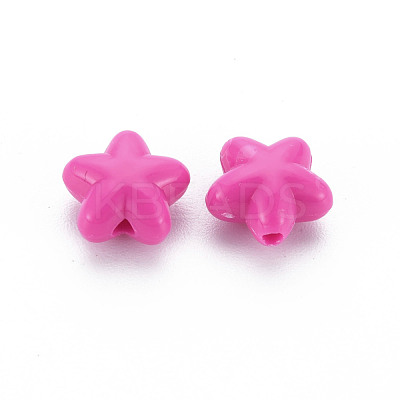 Opaque Acrylic Beads MACR-S373-26-A01-1