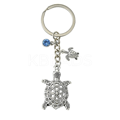 Alloy Rhinestone Keychain KEYC-YW00072-1