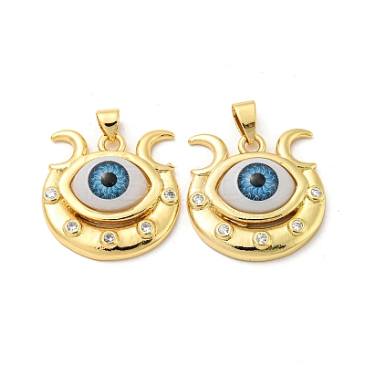 Real 18K Gold Plated Brass Pendants KK-L209-002G-02-1