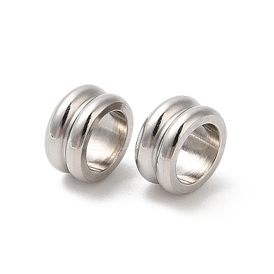 Non-Tarnish 304 Stainless Steel European Beads STAS-H214-05P-1