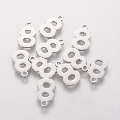 Tarnish Resistant 201 Stainless Steel Charms STAS-Q201-T408-8-1