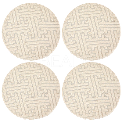 Flannel Stool Cover AJEW-WH20816-066A-1