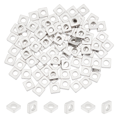 100Pcs 304 Stainless Steel Beads STAS-UN0053-03-1