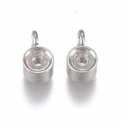 Tarnish Resistant 201 Stainless Steel Pendant Rhinestone Settings STAS-G225-02P-1