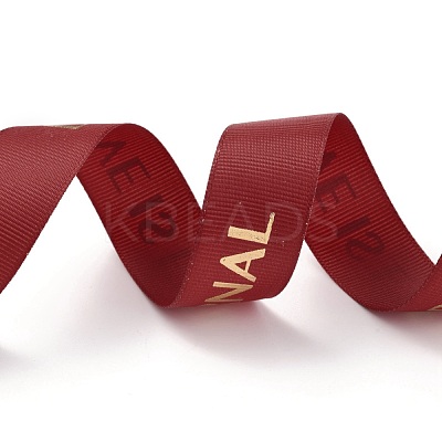 Polyester Grosgrain Ribbons SRIB-H307-02B-1