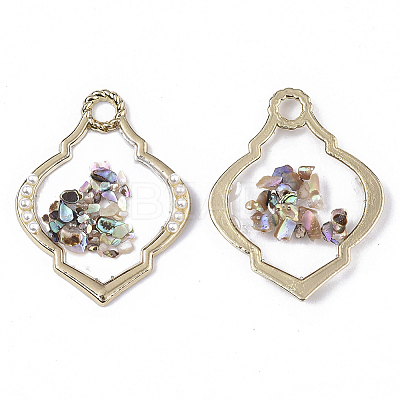 Epoxy Resin Pendants X-RESI-T045-002-1