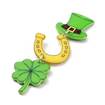 Saint Patrick's Day Theme Acrylic Big Pendants LS-MACR-C028-05A-1