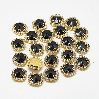 Sew on Rhinestone RGLA-T121-12mm-02G-1