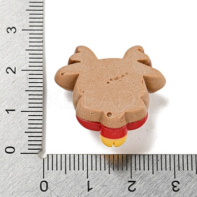Christmas Theme Opaque Resin Decoden Cabochons CRES-B022-05A-1