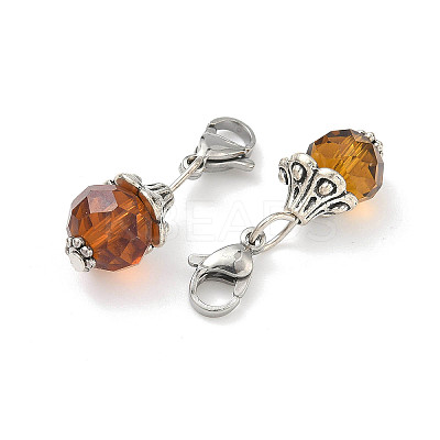 Glass Pendants HJEW-PH01287-05-1