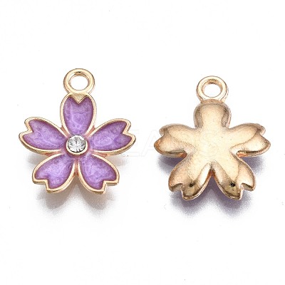 Alloy Enamel Pendants ENAM-N054-57-RS-1
