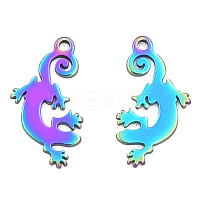 Ion Plating(IP) 201 Stainless Steel Pendants X-STAS-N098-088M-1