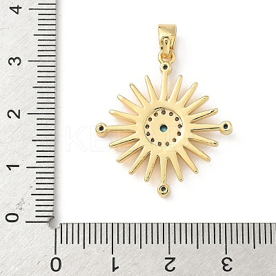 Brass Micro Pave Cubic Zirconia Pendants LS-KK-F905-18G-03-1