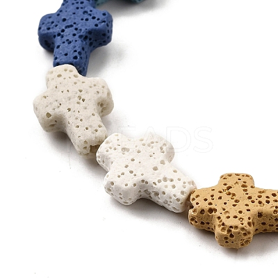 Natural Lava Rock Beads Strands G-L498-E01-01A-1