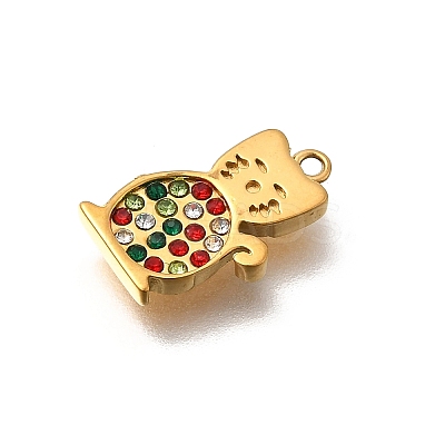 304 Stainless Steel Pendants STAS-Z160-08G-04-1