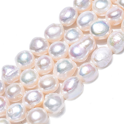 Natural Cultured Freshwater Pearl Beads Strands PEAR-N014-08D-1