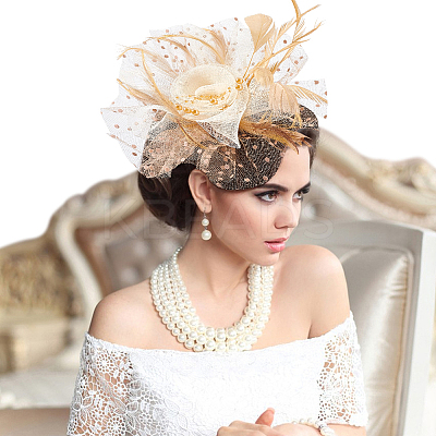 Mesh Veil Hair Bands MRMJ-WH0099-01-1