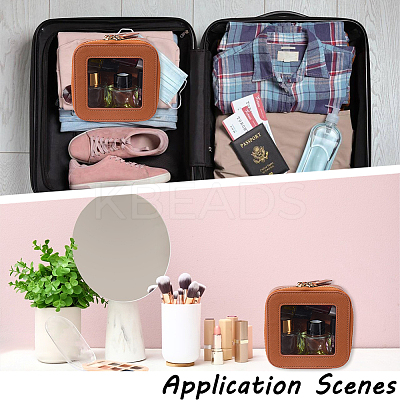 Square PU Leather Jewelry Box ODIS-WH20008-04A-1