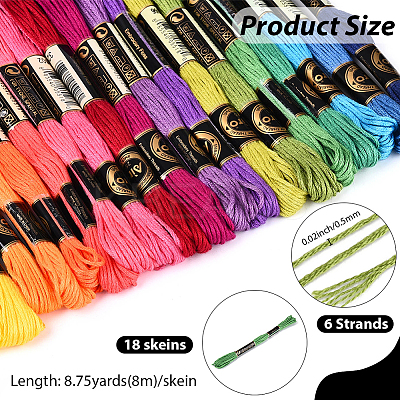 Polyester Embroidery Threads OCOR-WH20074-13B-04C-1