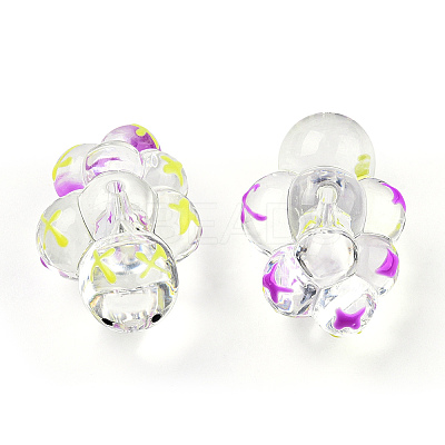 Transparent Acrylic Beads ACRC-T012-01-B02-1