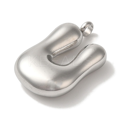 Non-Tarnish 304 Stainless Steel Pendants STAS-M017-08P-14-1