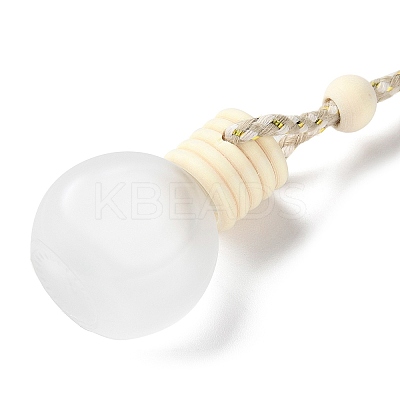 Glass Perfume Bottles Air Freshener Diffuser Bottle Hanging Ornament LS-AJEW-P111-01D-1