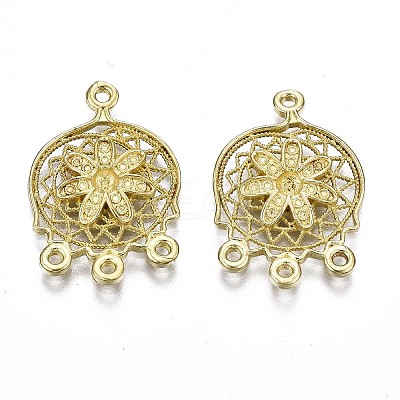 Brass Chandelier Components Link Enamel Settings KK-S349-301-NF-1