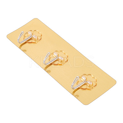 Self-adhesive Acrylic Wall Hook Hangers AJEW-TADJ0001-09A-03-1
